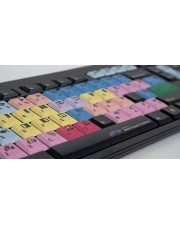 Logickeyboard Avid Media Composer USB QWERTZ Deutsch Mehrfarben German Nero PC Slim Line Keyboard (LKB-MCOM4-BJPU-DE)