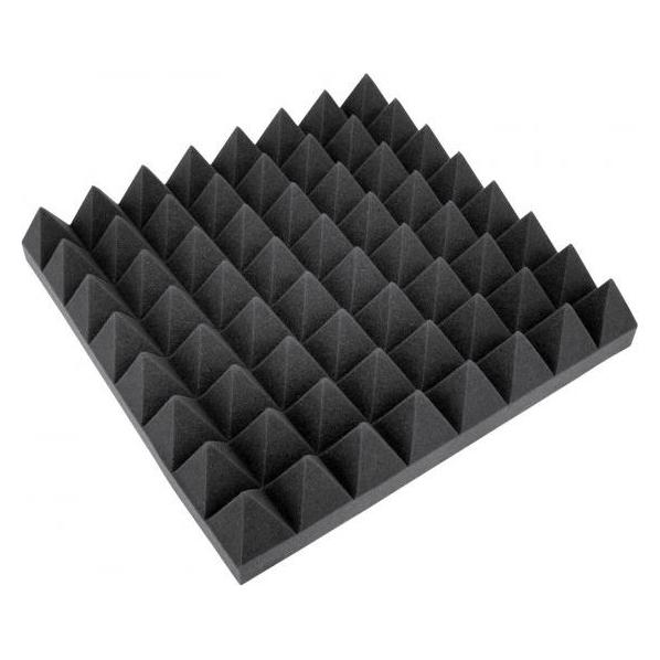 Omnitronic Akustikschaumstoff Pyramide 100mm, 50x50cm (8070265T)