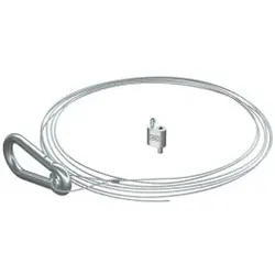 OBO 1450821 Tragseil mit Karabiner 1x2000mm, St, G