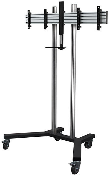 Suporte de Chão TV Twin B-Tech BT8510 (CROMADO)