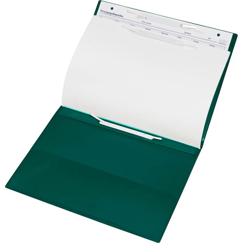 BOI DOKUTECH Patienten-Dokumentationsmappe für DIN A4 grün 9219-00131