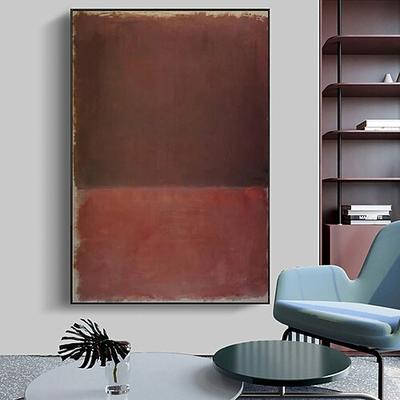 Morden Wand Dekor Mark Rothko handbemalt Rothko Leinwand abstrakte Kunst Innenarchitektur Minimalismus Kunst Malerei Wohnkultur gespannten Rahmen bereit zum Aufhängen