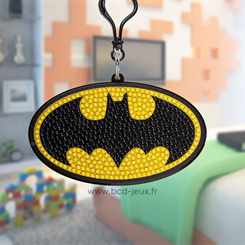 CRYSTAL ART Charms à diamanter - logo Batman