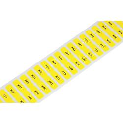 WAGO 210-807/000-002 Etikett für Thermotransferbedruckung 20 x 8 mm Farbe Beschriftungsfeld: Gelb Anzahl Etiketten: 3000