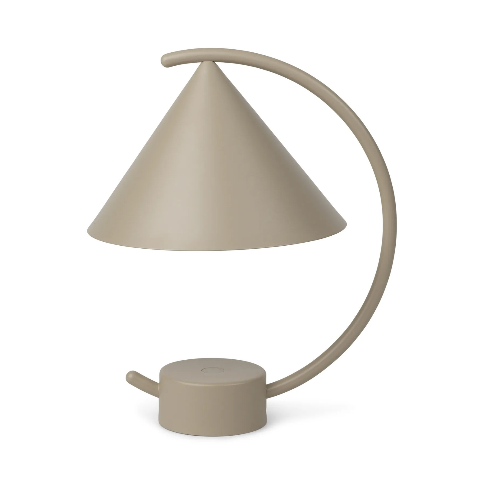 Ferm Living Meridian Portable Tafellamp - Beige - Metaal - Dimbaar