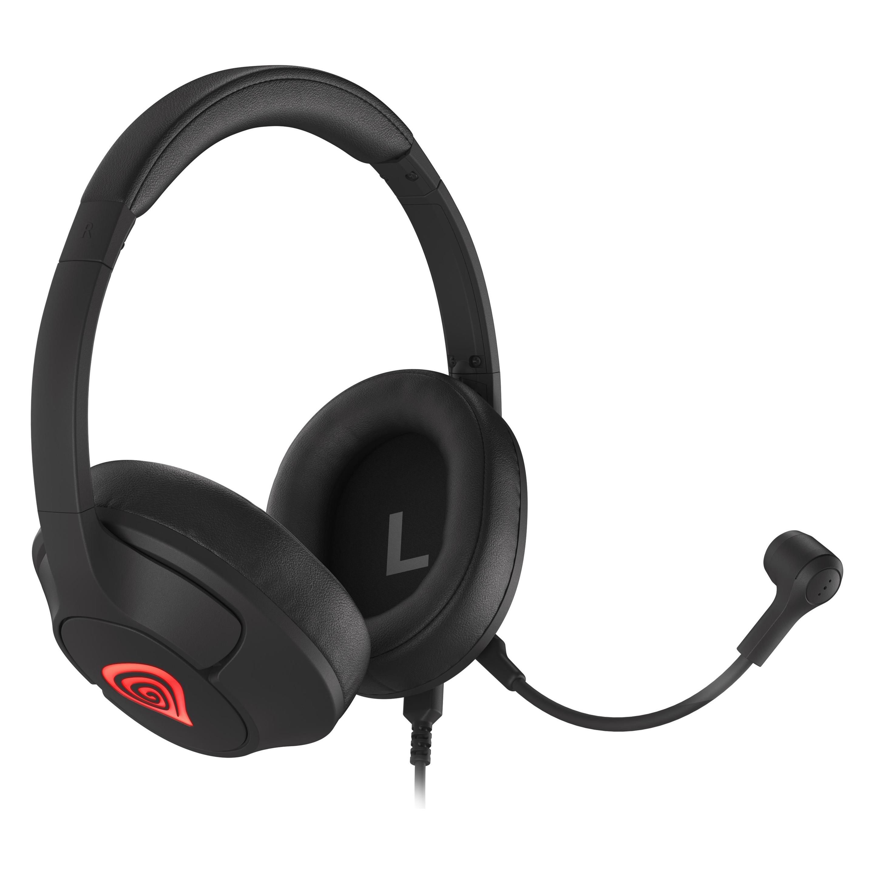 Genesis Radon 800 Gaming Headset, On-Ear, Wired, Microphone, Black (Kabelgebunden) (NSG-1791)