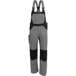 Latzhose "61937QX" X-Serie - 106 - grau/schwarz