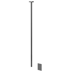 Gessi Inciso L, Berührungsloser, elektronisch gesteuerter Waschtisch-Deckenauslauf, personalisierte Länge, integrierter Sensor, 58026706, Farbe: Metall Schwarz PVD