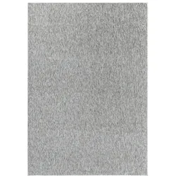 Teppich Flur Einfarbig Pflegeleicht Waschbar Strapazierfähig Wohnzimmer Schlafzimmer Hellgrau 280x370 cm – AMMER von Kadima Design