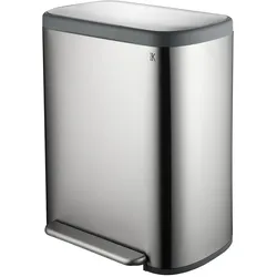 Kitchen Move Treteimer zur Mülltrennung EMPIRE 60L Edelstahl Silber