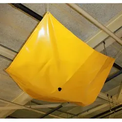 Leckagen-Auffangplane 370 x 300 cm, mit Schlauchanschluss
