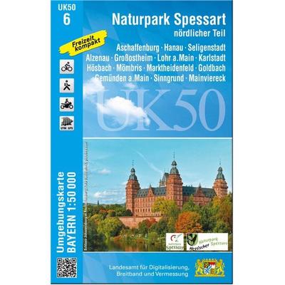 UK50-6 Naturpark Spessart nördlicher Teil, Sonstige von , Landesamt für Digitalisierung, Breitband und Vermessung, Bayern, 978-3-89933-957-4