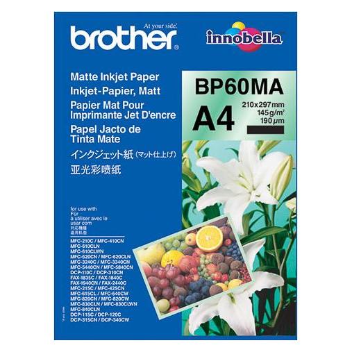 Brother Inkjet Paper (A4, 25 Blätter, 145 g/m²) (BP-60MA)