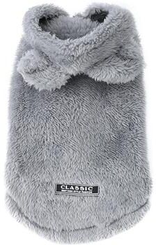 Uplift Essentials Ultra Soft Fleece Cat Sweater & Winter Warming Hoodie gray xl