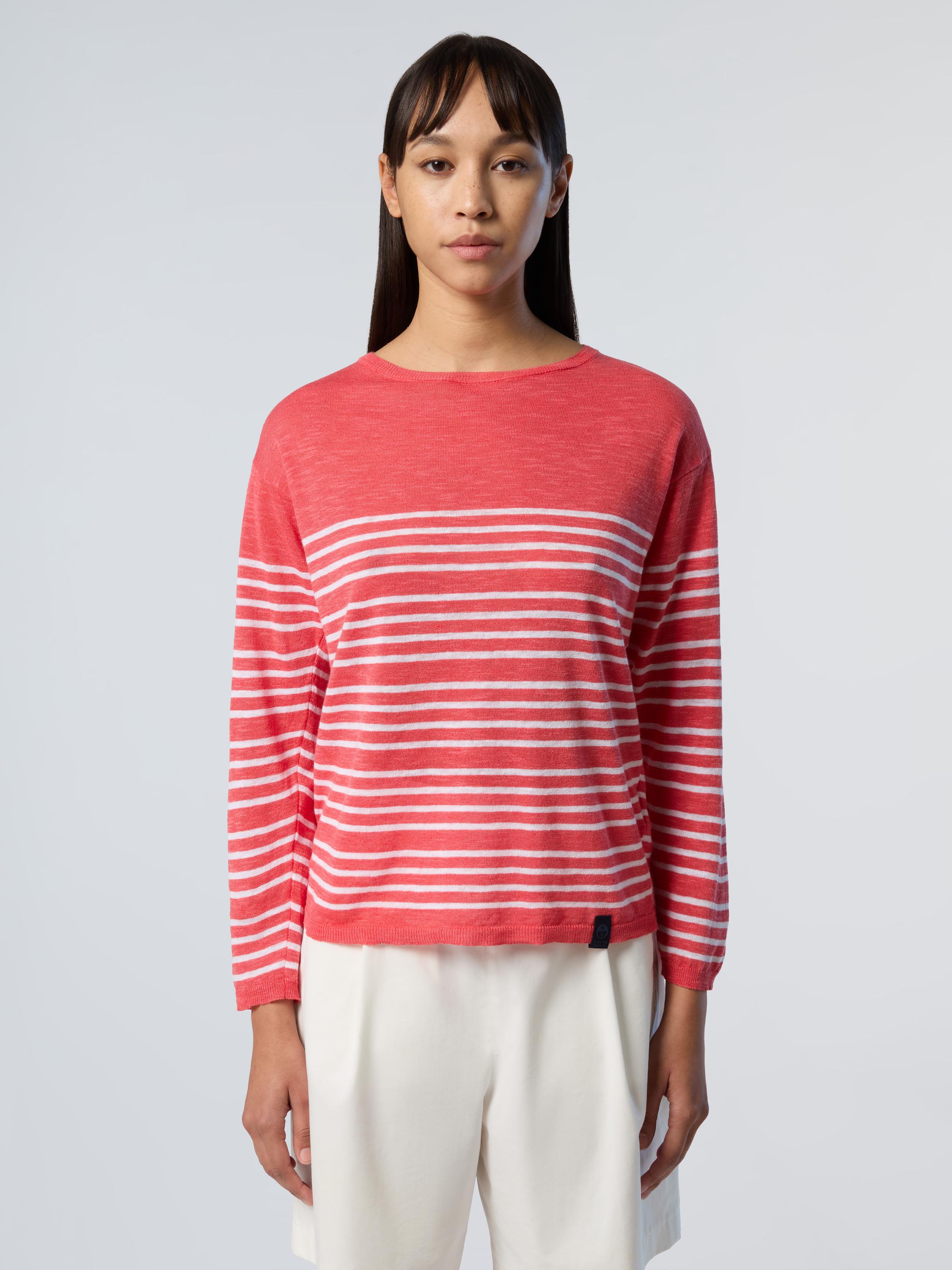 North Sails Pullover Gestreifter Rundhalsausschnitt
