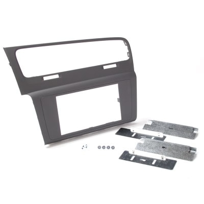 CHP Radioblende VW Golf VII flach schwarz Soft Touch