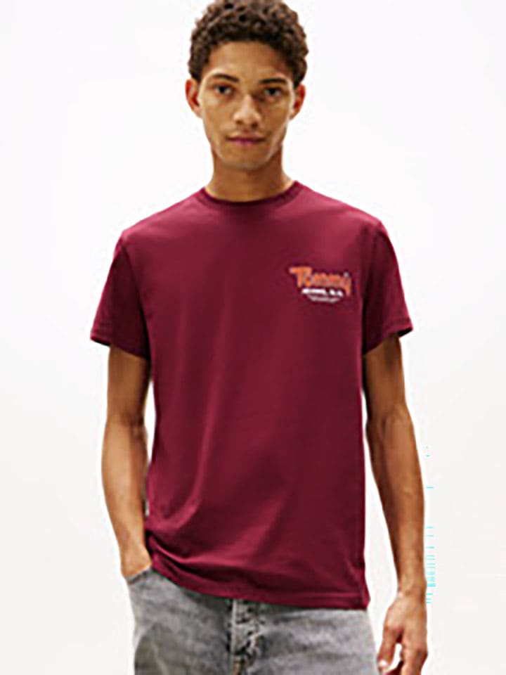 TOMMY JEANS Shirt in Rot - M