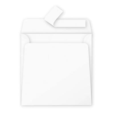 Pollen 200x Pack 20 Umschläge Pollen, 165x165mm, 120g - Weiß 55433C