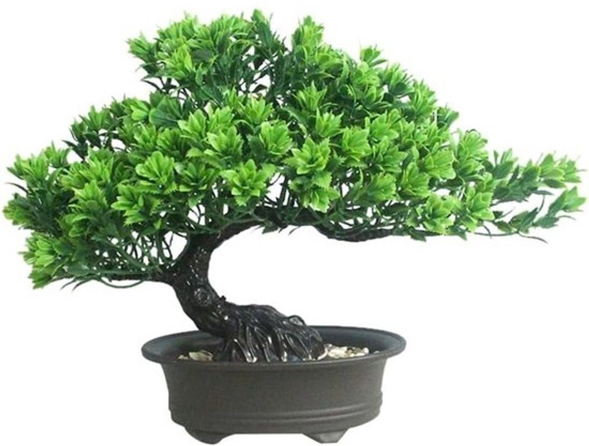 Kleine groene kunstplanten in pot voor badkamer, woonkamer of kantoor