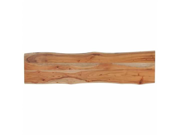 KTHLBRH Tischplatte aus Akazienholz 180 x 40 x 2,5 cm rechteckig Rustikale Kanten, Finish und leicht zu reinigen, für Bartisch oder Service