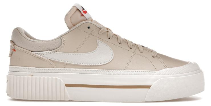 Nike Court Legacy Lift Pearl White Phantom (Women's) - EU 38.5