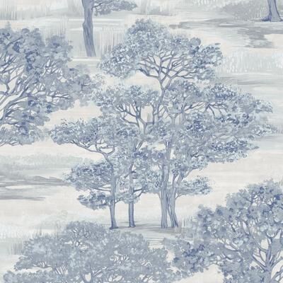 Tempaper Forest Toile Peel and Stick Wallpaper