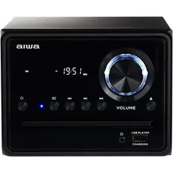 Aiwa MSBTU-300 (Bluetooth, CD Player, 2x 10 W), Stereoanlage, Schwarz