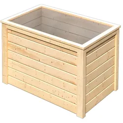 Karibu Hochbeet 0 - 260 l Fassungsvermögen 19 mm Wandstärke-naturbelassen