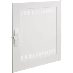 Hager FZ006NM Tür univers rechts, Media, geschlitzt, RAL 9010, f. Schrank IP3X, 650x550mm