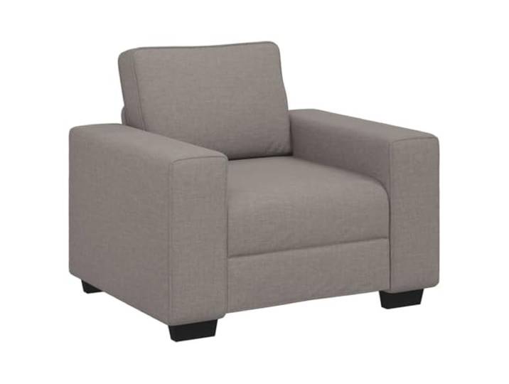 Makastle Sessel Taupe 100x77x82 cm Stoff