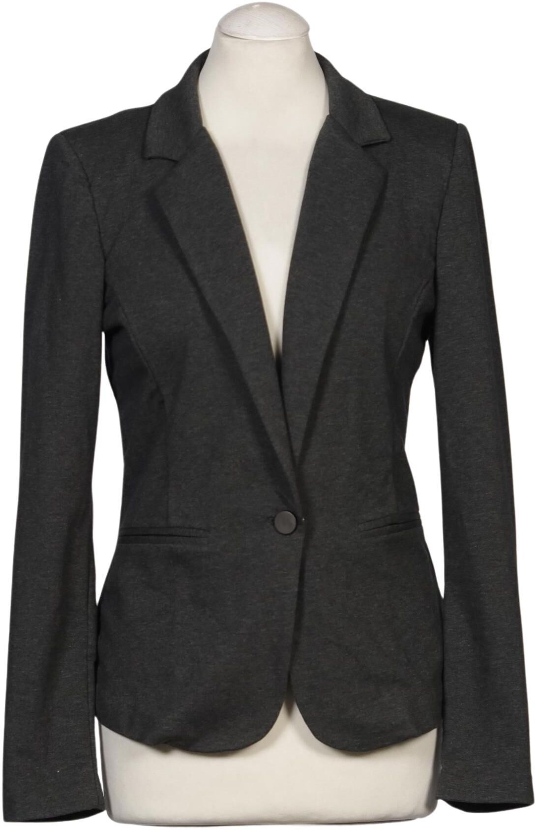 NEO Noir Damen Blazer, Grau, Gr. M, Baumwolle - Second Hand
