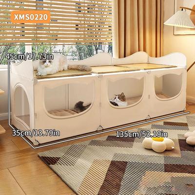 Uplift Picks All Season Semi Enclosed Cat Nest House Large Cooling Bed m