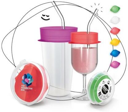 Couvercle personnalisé en silicone anti-intrusion silicone polypropylène (PP) rose