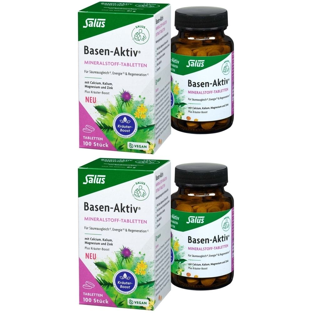 Basen Aktiv Mineralstoff-Kräuter-Extrakt-Tabletten 2x 2x100 St Tabletten