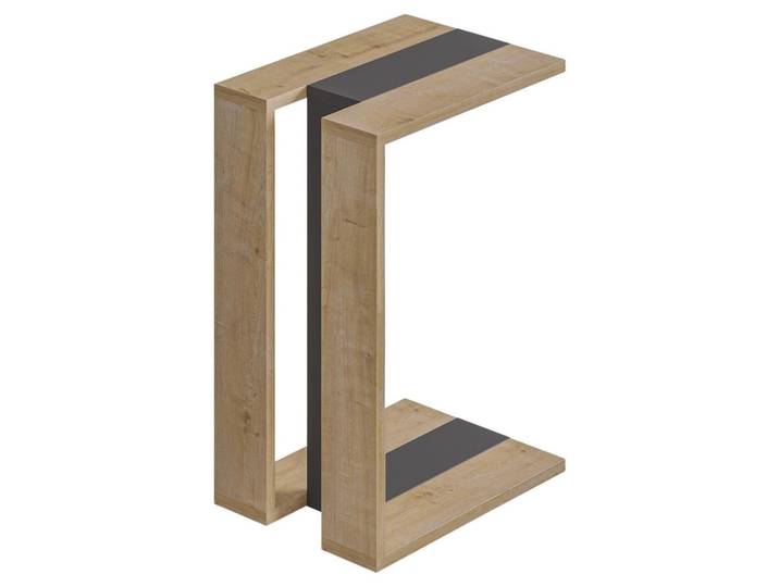 Livetastic Beistelltisch, Eichefarben, Holzwerkstoff, rechteckig, 40x57x30 cm, Wohnzimmer, Wohnzimmertische, Beistelltisch, Beistelltische eckig