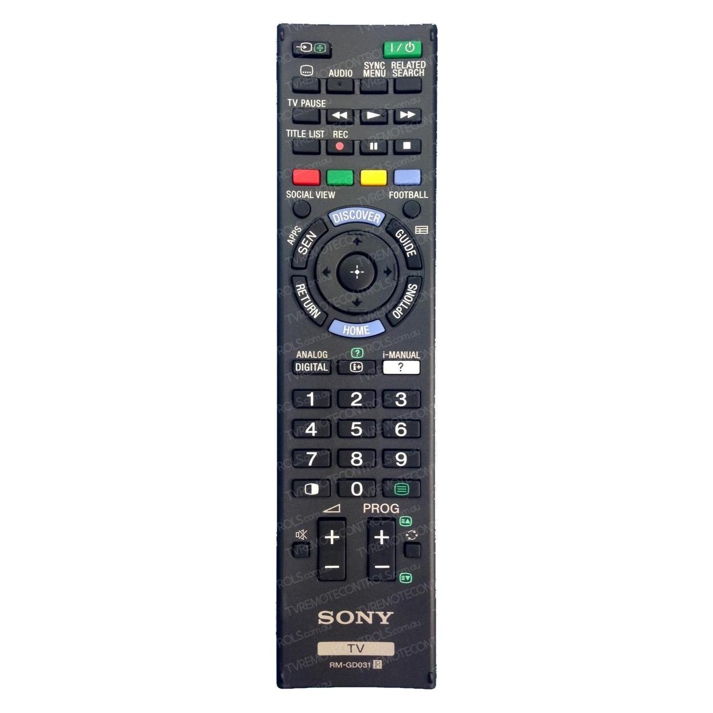 Sony Remote Commander (RM-GD031) (Universal Fernbedienung, Infrarot) (149272611)