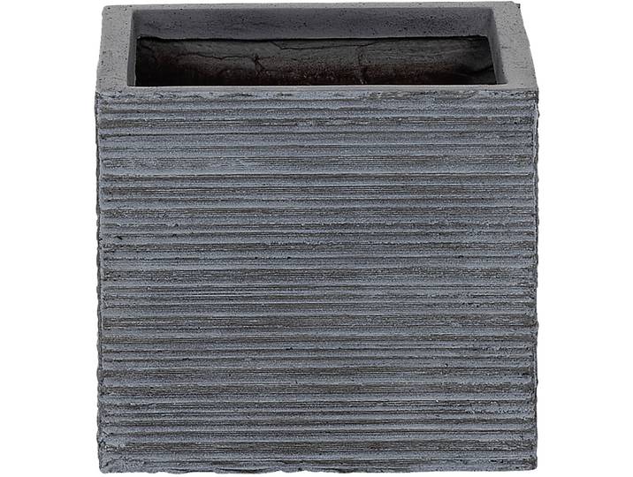 Übertopf Aaron - Farbe: dunkelgrau - Material: Fibre Clay - 699