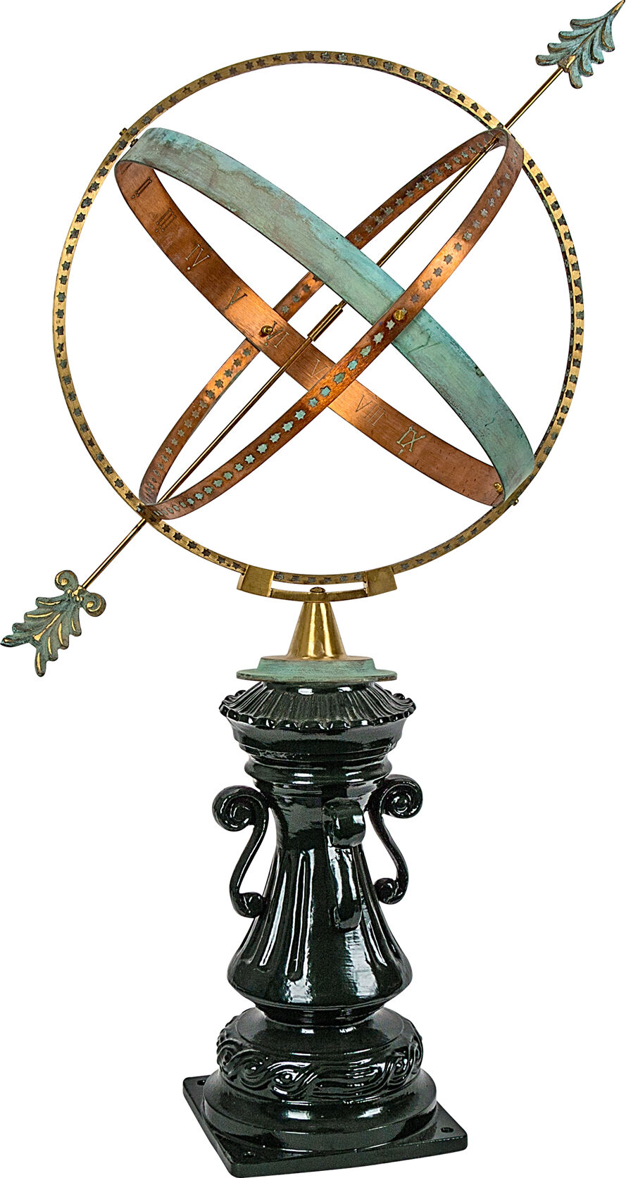 KS Verlichting Sokkel Cleopatra met Zonnewijzer Z11 Hercules set