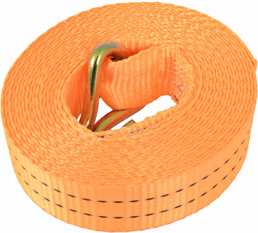 vidaXL Sangle d’arrimage à cliquet 10 pcs 1 tonne 6 m x 38 mm Orange