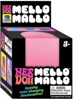 JoyToys Nee Doh Mello Mallo Squishy Stress Toy Color Changing Sensory Fidget Toy mello Mallo Pink
