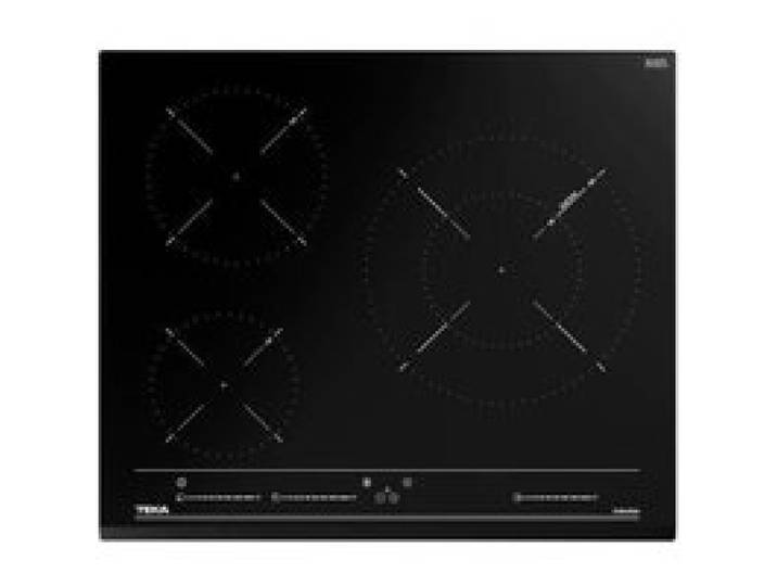 Plaque à Induction - TEKA - IZC63015BKMSS - 3 Zones de cuisson - Verre trempé - Arrêt Automatique