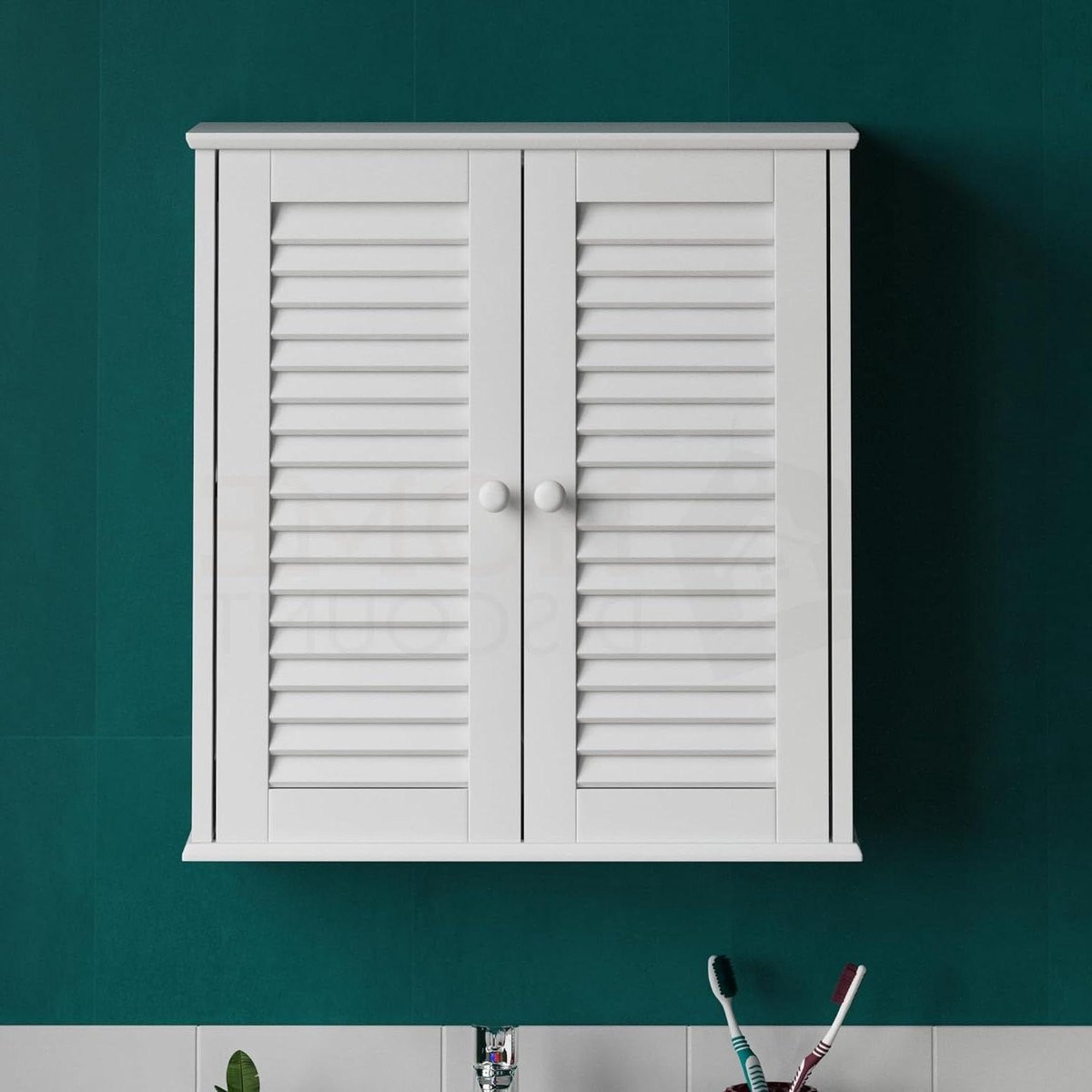 Bath Vida Badkamerkast met 2 deuren - Wit