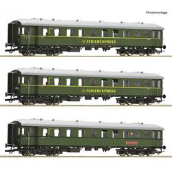Roco 6200235 H0 3-tlg. Set: Reisezugwagen „Ferienexpress“ der DB Wagenset der Deutschen Bundesbahn