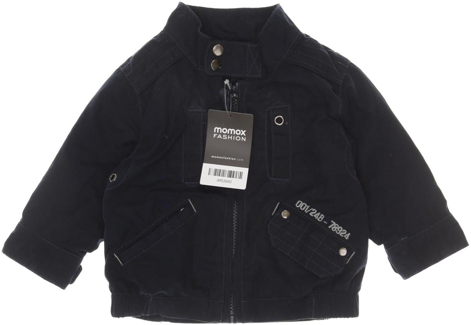 Next Jungen Jacke oder Mantel, Marineblau, Gr. EU 68 (US 6-12 Monate), Synthetik / Baumwolle - Second Hand
