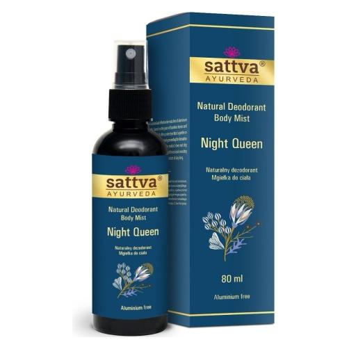 Sattva Ayurveda Sattva Natural Deodorant Body Mist Natural Deodorant In Night Queen 80Ml (Spray, 80 ml) (45155886)
