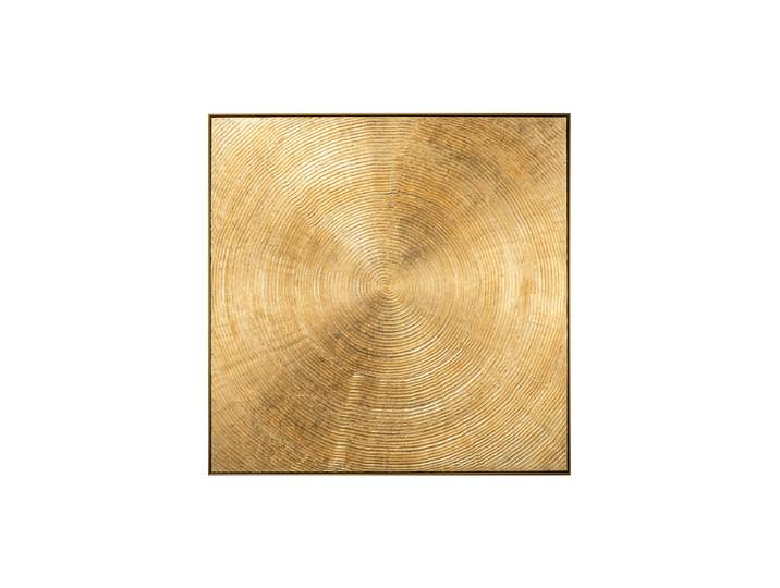 Handgemaltes, gerahmtes Bild „Goldenes Sonnenlicht“ 102.5 x 102.5 cm Crea Collection