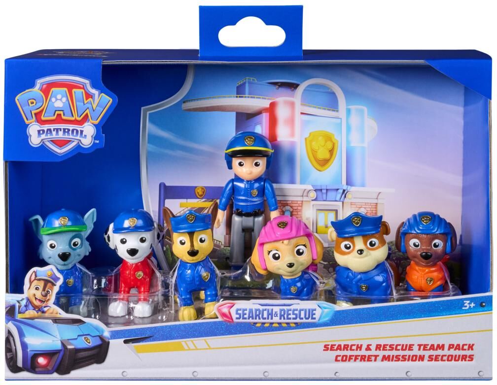 Paw Patrol Vehículo rescate Gift Pack Figuras Spin Master.
