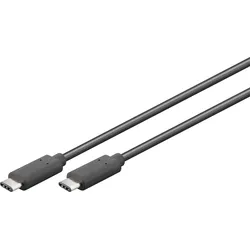 Goobay 67976 USB Kabel USB 2.0 1 m USB C 5 Gbit/s Grau