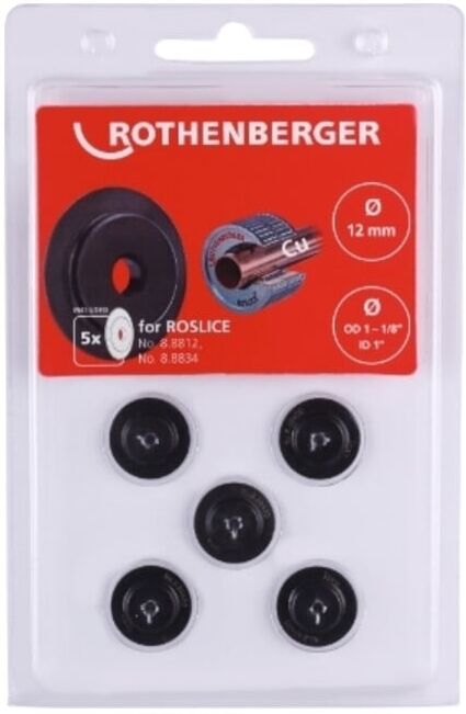 ROTHENBERGER Roue de coupe pour Roslice, coupe-oreille R, 12 mm, 1.1 (088840D)