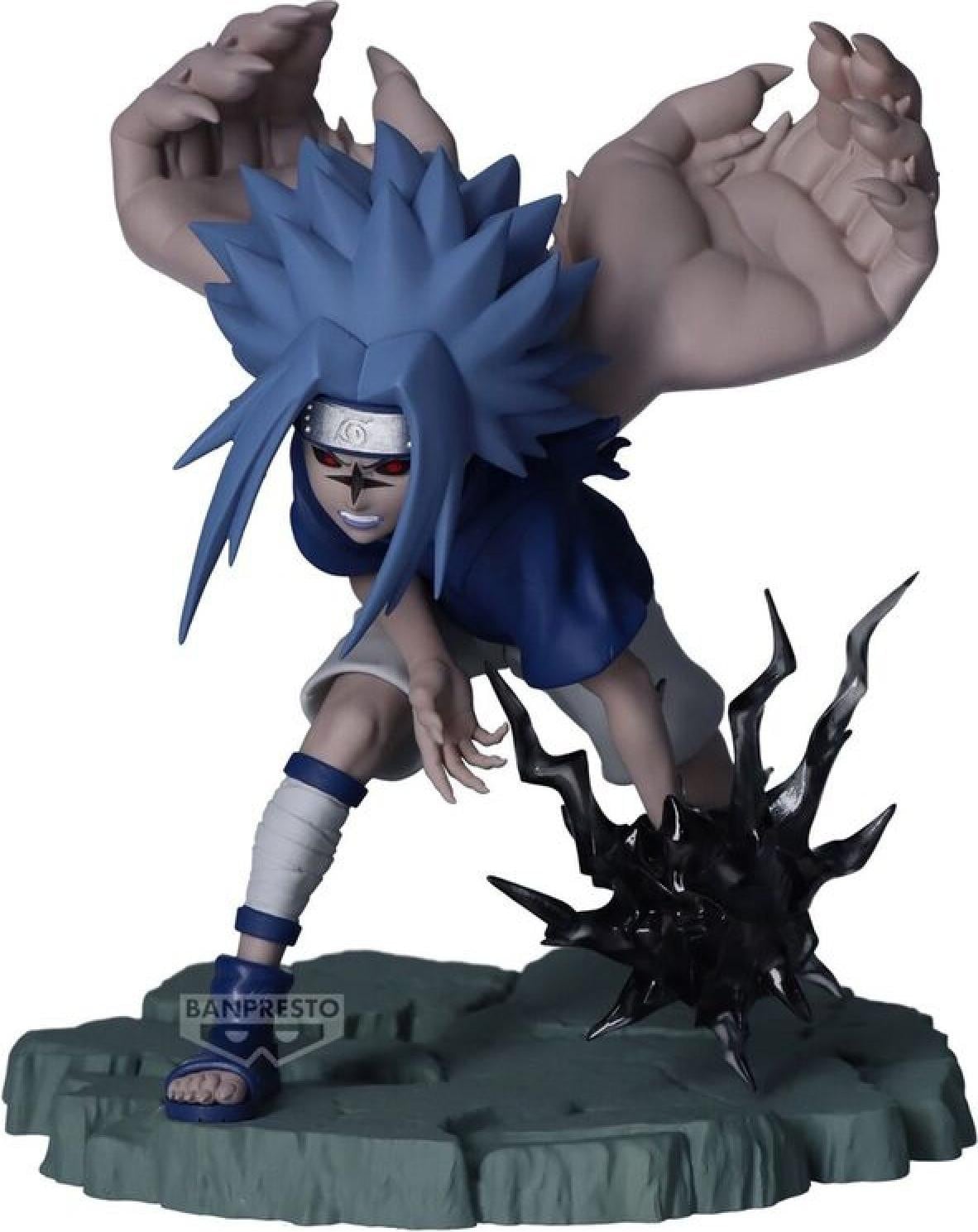 Banpresto Naruto Uchiha Sasuke II PVC-beeldje, 10 cm